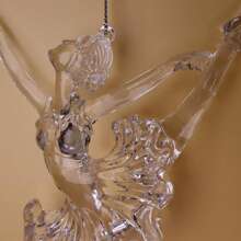 1pc Graceful Ballet Dancer Plastic Hanging Decor, Elegant Lady Dance Ornament For Car, Home, Garden, Window And Porch Decor - Perfect Gift For Birthday And Holidays Room Decor Bedroom Decor Home Decor Wall Decor