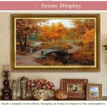 SNA 2025 Stil nou Peisaj Natură Toamnă Aurie Kit de broderie DIY Cusătură în cruce Set de lucru manual Ață de pânză imprimată Kit DIY pentru acasă Meșteșuguri Kit de broderie brodată Kituri de cusătură în cruce Kit de croșetat Kit de ace de perforat Accesorii de cusut Kit de cusut Ață de broderie Kit de artizanat Materiale de cusut Modele de cusut Consumabile de croșetat Kit de broderie Model de cusut pentru începători