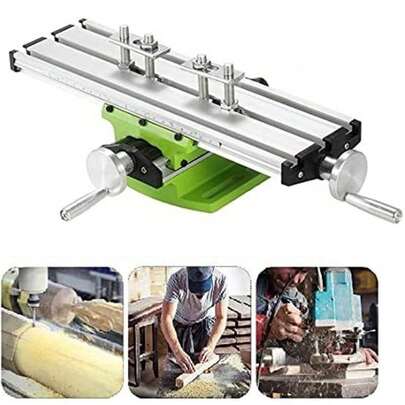 Kreuzschlitten Arbeitstisch Kreuzschlitten Tischbohrmaschine Schraubstock Arbeitstisch Set-Multifunktionsfräse Schraubstock Tischfräse Werkzeuge Arbeitstisch Kreuzbohrmaschine