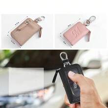 1pc Business Portable Small Key Bag For Men, General Motors Sensor Storage Bag, Large Capacity Small Waist Hanging Women's Storage For Women Wallet Mini Wallet Purse Wallet - Multicolor - View 5