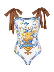 Sexy Badeanzug mit Rock, modischer Badeanzug-Strandüberwurf für den Sommer, Urlaub, schlankmachend, bescheidener Stil