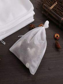 30 piezas/10 piezas Filtros de té, filtros para descansos con té, bolsas de té desechables para la infusión de té, bolsas de infusor de té no tejidas autosellantes con cuerda, adecuadas para hojas de té, especias, bodas, Día de la Madre, vuelta al colegio