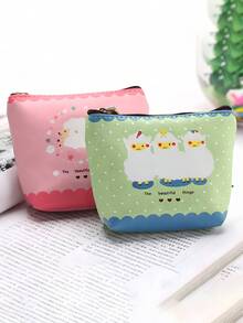 1pc Children's Cute Cartoon Style Eid Al Adha Themed Sheep Coin Purse, Cartoon Lamb Headphones, And Change Storage Bag, Suitable For Daily Outings, Vacations, And Travel, Is An Ideal Choice For Giving Gifts To Children - Multicolor - View 5