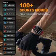 LIGE Smart Watch/Stylish Sports Watch/1.95-Inch Large Screen/Wireless Call/Smart Voice Assistant/Calories/Timer/Alarm Timer/Photo Record/Multifunctional New Men's And Women's Watch/Sports Tracking Bracelet/Men's Watch/Ladies' Watch/Ladies Watch/Wear Decoration