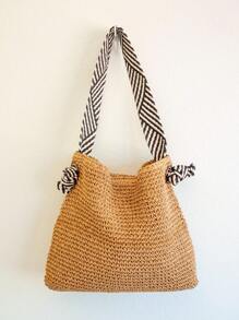 Custom Burlap Tote Bag Personalized Straw Bag Beach Bag Bridesmaid Bags Bachelorette Party Bags For Her Bridesmaid Proposal Girls Trip Bag