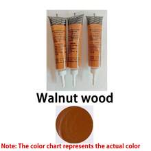 Pintura y masilla reparadora de color para muebles de madera, relleno de grietas en madera, repara muebles de madera dañados, masilla coloreada para pisos, apta para sillas, mesas, pisos de madera y otros muebles de madera - Multicolor - Ver 18