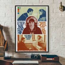 1 pieza Pintura en lienzo del cartel de la película "La eterna luminosidad de una mente sin recuerdos", decoración moderna para la pared del hogar, sala de estar, dormitorio o bar, sin marco