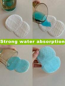 100pcs/50pcs/30pcs/10pcs Lightweight Summer Sports Underarm Sweat Pads, Underarm Absorbent Stickers, Ultra-Thin Invisible Armpit Sweat Pads, Suitable For All Skin Types