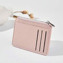 男女通用超薄卡包钱包 - 极简主义前置口袋卡套，带RFID屏蔽功能，多层设计，轻巧便携（6个卡槽）