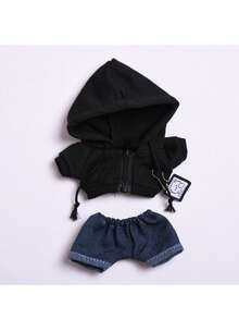 1 件服装 - 牛仔连帽夹克（仅商品本身，不含配饰） - 彩色 - 查看 7