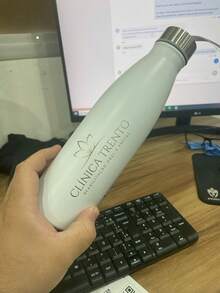 750ml Stainless Steel Squeeze Bottle Personalized With Your Logo And Name