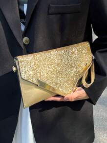 Sac de soirée élégant décoré de paillettes