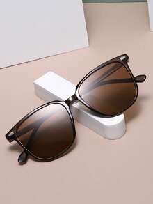 经典方形 PC 时尚眼镜适合夏季海滩度假、户外、旅行日常佩戴 - 彩色 - 查看 13