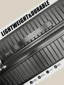 Durable Multi-Function Trolley Suitcase, Large Capacity Business Travel Luggage, Spinner Wheels, Password Lock, Student Trunk Box Graduation - Multicolor - View 8