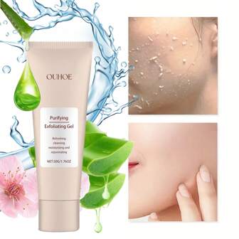 樱花提取物去角质凝胶，深层清洁，打造光滑肌肤，去除死皮细胞，疏通毛孔，适合所有皮肤类型，不含酒精