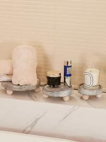 1 件日式方形木托盘，装饰拼盘，用于早餐、小吃、干果、下午茶、甜点 - 棕色 - 查看 8