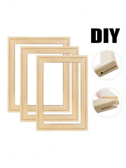 木条画框，适用于帆布画，大尺寸相框套件，DIY钻石画框，墙壁木质画框