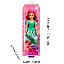 Mattel Princess Toys, Belle Fashion Doll, Sparkling Look With Brown Hair, Brown Eyes & Tiara Accessory, Inspired By The Beauty & The Beast Movie