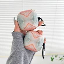 Galaxy Buds Marble-TPU Case For Buds 2/Pro/Pro 2/Live/FE, Scratch-Resistant & Anti-Slip Texture, Sleek & Stylish Design With Detachable Carabiner