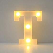1pc DIY Illuminated Letter Light, 26 Letters And 10 Numbers Options, Suitable For Children Room, Nursery, Birthday, Holiday Decor, Girl's Room Decor, Home Decor, Engagement Party, Wedding, Birthday Party, Christmas Light, Home Bar Decor