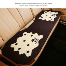 1pc Car Seat Cushion, Universal Cute Cartoon Cat Design, Car Interior Seat Cover Pad