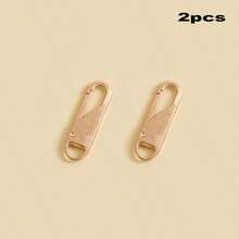 10件/8件/6件/4件/2件/1件/12件装不锈钢拉链维修套装 - 通用拉链头更换，适用于服装和钱包 - 安装简便，经久耐用