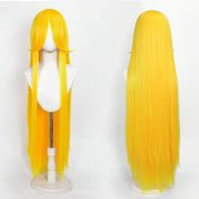 40英寸短款合成假发，带刘海，男女通用，适合男士佩戴，层次感直发，无胶耐热纤维，高密度，外观自然