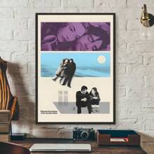 1 pieza Pintura en lienzo del cartel de la película "La eterna luminosidad de una mente sin recuerdos", decoración moderna para la pared del hogar, sala de estar, dormitorio o bar, sin marco