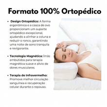 Kit 2 Cervical Pillows Magnetic Orthopedic Pillow Soft Foam Premium Latex - 白色 - 查看 3