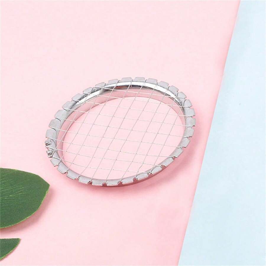 1pc Egg Cutter Boiled Egg Slice Stainless Steel Grid Fruit Vegetable Chopper Egg Splitter Cut Device Tools Kitchen Accessories - Silver - View 1