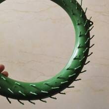 2/4/6pcs Christmas Wreath Material, Green Artificial Wreath Accessories, Christmas Ring Accessories, Suitable For DIY Holiday Wreath Decoration Accessories