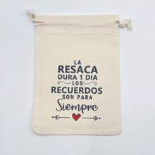 10 piezas de bolsas de regalo color beige para despedidas de soltero en España, adecuadas para empaquetar artículos de recuperación para fiestas - Beis - Ver 6