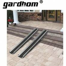 2PCS Telescopic Wheelchair Ramps 5FT Gardhom Portable Adjustable Ramps For Mobility Scooters 272KG Loading Capacity For Home Front Door Stair Steps - Silver1 - View 7