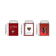 1/3 bức tranh tường nghệ thuật báo gêpa báo đốm đỏ và hồng Chúng ta thật may mắn Tranh in trên vải Canvas Tranh vẽ Quả bóng may mắn 8 Áp phích Trang trí theo phong cách học sinh nữ tính cho phòng ngủ, phòng khách, trang trí tường ký túc xá Không có khung - Nhiều màu - Xem 9