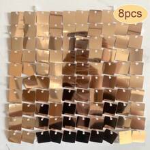 20PCS Shimmer Wall Backdrop Square Sequin Wall Panels Shimmer Backdrop Wall Decor , Birthday, Anniversary, Engagement And Bachelorette Decoration Party