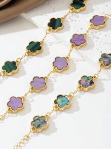 3pcs Set Fashion Colorful Clover Lucky Charm Bracelets