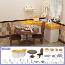 1 pieza Conjunto de accesorios miniatura para casa de muñecas, escena micro de cocina simulada con diseño de koala