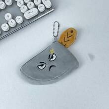 1pc Fashionable Creative Knife Plush Coin Purse, Funny Knife Doll Pendant Kids Coin Pouch