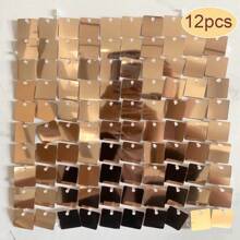20PCS Shimmer Wall Backdrop Square Sequin Wall Panels Shimmer Backdrop Wall Decor , Birthday, Anniversary, Engagement And Bachelorette Decoration Party