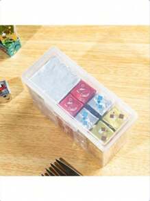 1pc Transparent Food Storage Box, Cheese Container, Refrigerator Onion Garlic Fruit Preservation Box, Flip-Top Butter Compartment Box, Kitchen Organizing Tool