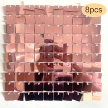 20PCS Shimmer Wall Backdrop Square Sequin Wall Panels Shimmer Backdrop Wall Decor , Birthday, Anniversary, Engagement And Bachelorette Decoration Party