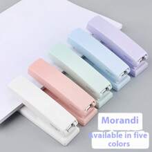 1 pezzo Cucitrice portatile mini Morandini per studenti, impiegati, insegnanti, uso domestico, ufficio, scuola, biblioteca