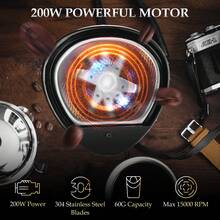 Aigostar Electric Coffee Grinder - Compact & Powerful For Coffee, Spices & Nuts - UK Plug(220-240V) - View 2