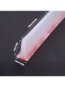 多功能固体浴室挡水条剂，无需钻孔，无味，可弯曲不变形，配有背胶，适用于厨房台面、洗脸盆、浴室隔断、淋浴房、家用厨房用品及浴室配件，挡水条家居浴室装饰秋季装饰返校 - 彩色 - 查看 5