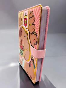 Agenda libreta con diseño de capibara cuaderno perfecto para notas apuntes y recordatorios papelería creativa con ilustraciones adorables ideal para estudiantes diarios personales y uso escolar - Tapioca - Ver 5