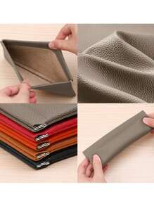 Carteira Longa de Couro Legítimo de Gado com Fechamento Automático, Conveniência e Grande Capacidade em 1 Peça, Adequado para Passaporte, Carteira de Motorista, Capa de ID, Armazenamento de Fones de Ouvido e Cabo de Dados, Bolsa de Armazenamento de Dinheiro, Nécessaire