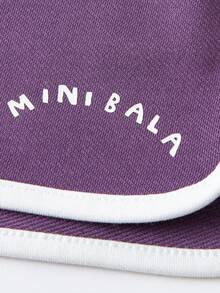 mini bala 男童女童夏季吸湿排汗速干弹力透气宽松短裤2025新款 - 深紫紅 - 查看 7