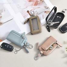 1pc Business Portable Small Key Bag For Men, General Motors Sensor Storage Bag, Large Capacity Small Waist Hanging Women's Storage For Women Wallet Mini Wallet Purse Wallet - Multicolor - View 1