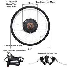Electric Bike Conversion Kit 48V 26 Inch Ebike Motor Hub Rear Wheel Conversion - Black - View 5