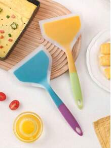1/2pcs Non-Stick Silicone Pancake & Egg Flipper Spatula